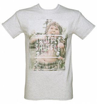 Men's Chunk Truffle Shuffle Photo Print Goonies Heavyweight T-Shirt Men's Chunk Truffle Shuffle Photo Print Goonies Heavyweight T-Shirt