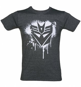 Men's Decepticon Transformers Stencil T-Shirt Men's Decepticon Transformers Stencil T-Shirt