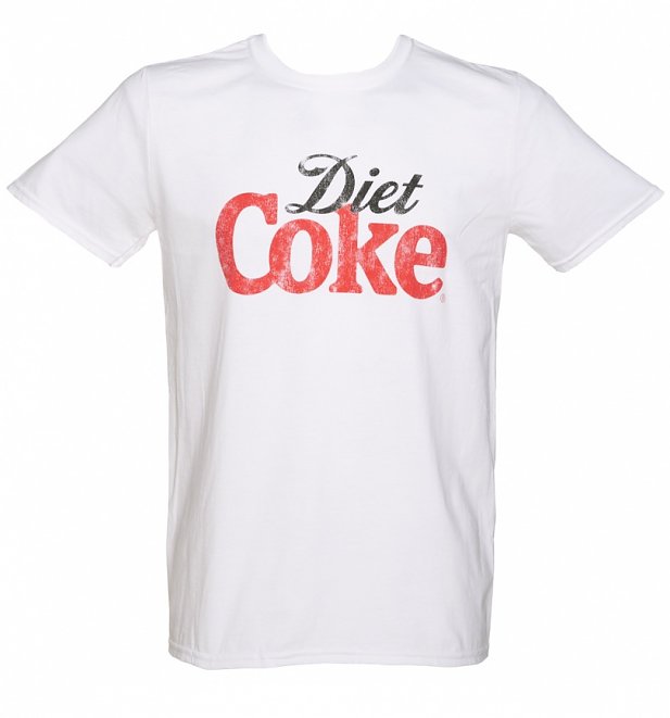 Men's White Diet Coke Logo T-Shirt