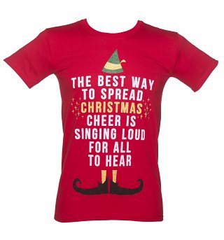 Men's Elf Christmas Cheer T-Shirt Men's Elf Christmas Cheer T-Shirt