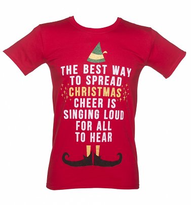 Men's Elf Christmas Cheer T-Shirt Men's Elf Christmas Cheer T-Shirt