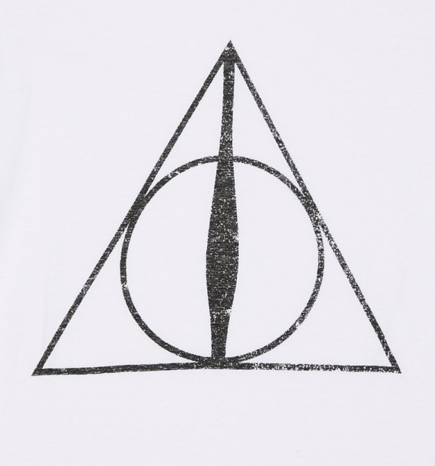 Men's Harry Potter Deathly Hallows Symbol T-Shirt Men's Harry Potter Deathly Hallows Symbol T-Shirt