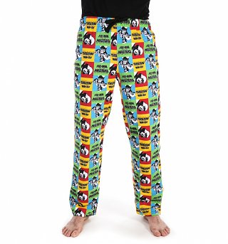 Men's He-Man Pop Art Lounge Pants Men's He-Man Pop Art Lounge Pants