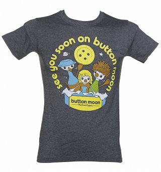Men's See You Soon On Button Moon T-Shirt Men's See You Soon On Button Moon T-Shirt