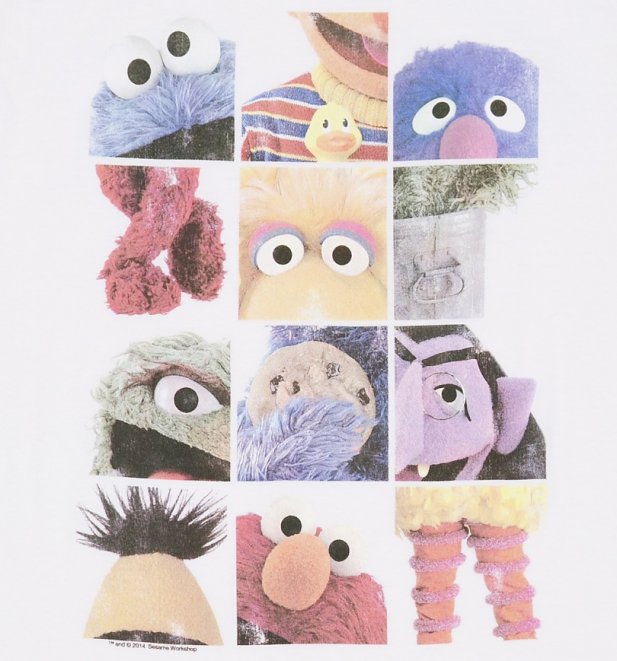 Men's Sesame Street Mash Up T-Shirt Men's Sesame Street Mash Up T-Shirt