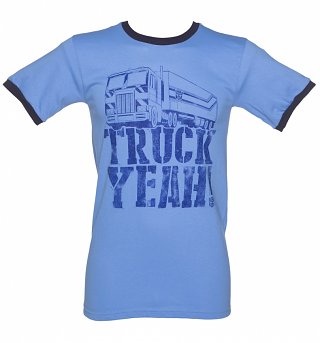 Men's Transformers Truck Yeah Ringer T-Shirt Men's Transformers Truck Yeah Ringer T-Shirt