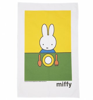 Miffy Dinnertime Tea Towel Miffy Dinnertime Tea Towel