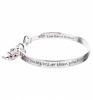 Platinum Plated Braver Than You Believe Winnie The Pooh Bangle from Disney Couture Platinum Plated Braver Than You Believe Winnie The Pooh Bangle from Disney Couture