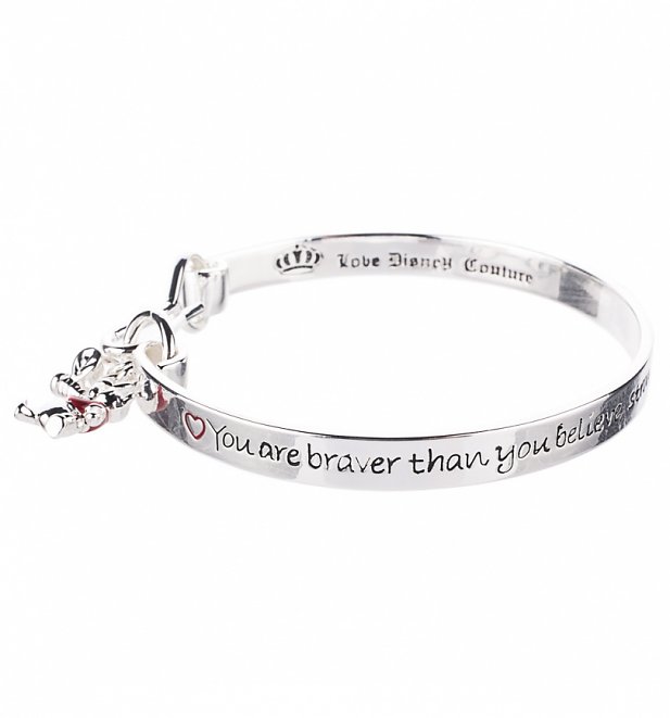 Platinum Plated Braver Than You Believe Winnie The Pooh Bangle from Disney Couture Platinum Plated Braver Than You Believe Winnie The Pooh Bangle from Disney Couture