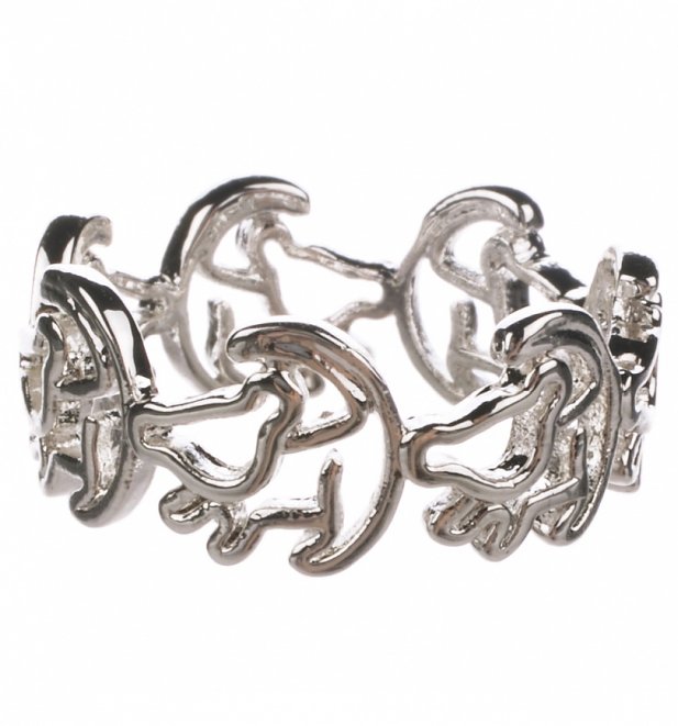 Platinum Plated Simba Outline Lion King Ring from Disney Couture Platinum Plated Simba Outline Lion King Ring from Disney Couture
