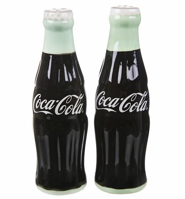 Retro Ceramic Coca-Cola Salt And Pepper Shakers Retro Ceramic Coca-Cola Salt And Pepper Shakers