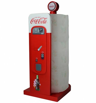 Retro Coca-Cola Vending Machine Kitchen Roll Holder Retro Coca-Cola Vending Machine Kitchen Roll Holder