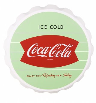 Retro Coca-Cola Wooden Fishtail Design Bottle Cap Key Box Retro Coca-Cola Wooden Fishtail Design Bottle Cap Key Box