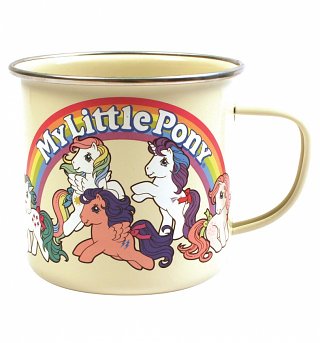 Retro Enamel My Little Pony Tin Mug Retro Enamel My Little Pony Tin Mug