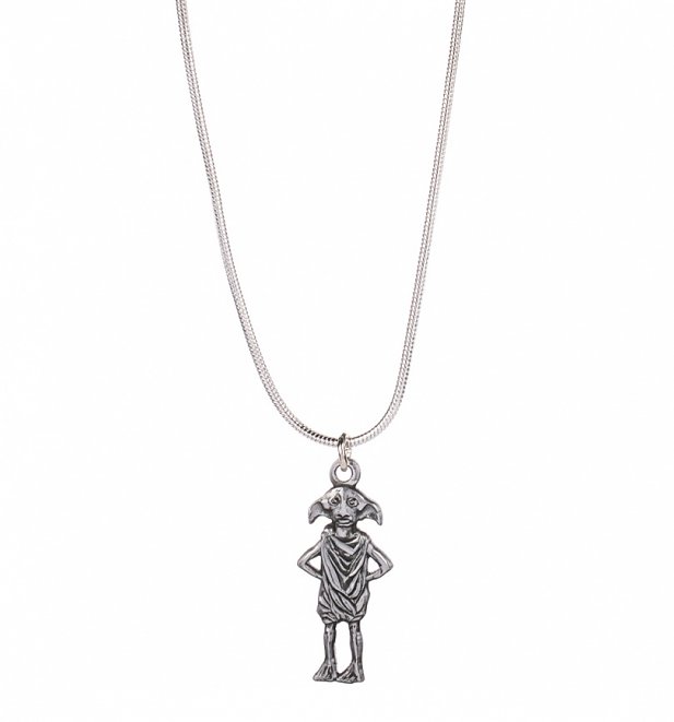 Silver Plated Harry Potter Dobby The House Elf Necklace