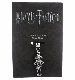 Silver Plated Harry Potter Dobby The House Elf Slider Charm Silver Plated Harry Potter Dobby The House Elf Slider Charm