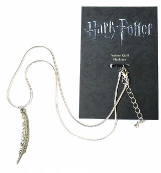 Silver Plated Harry Potter Feather Quill Necklace Silver Plated Harry Potter Feather Quill Necklace