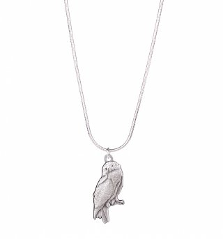 Silver Plated Harry Potter Hedwig Owl Necklace Silver Plated Harry Potter Hedwig Owl Necklace