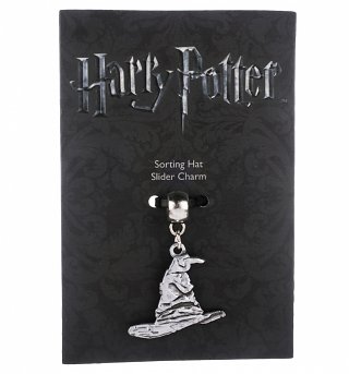 Silver Plated Harry Potter Sorting Hat Slider Charm Silver Plated Harry Potter Sorting Hat Slider Charm