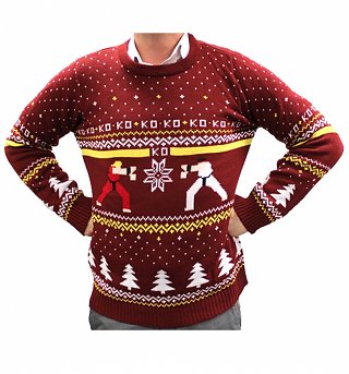 Street Fighter Knitted Fair Isle Jumper Street Fighter Knitted Fair Isle Jumper