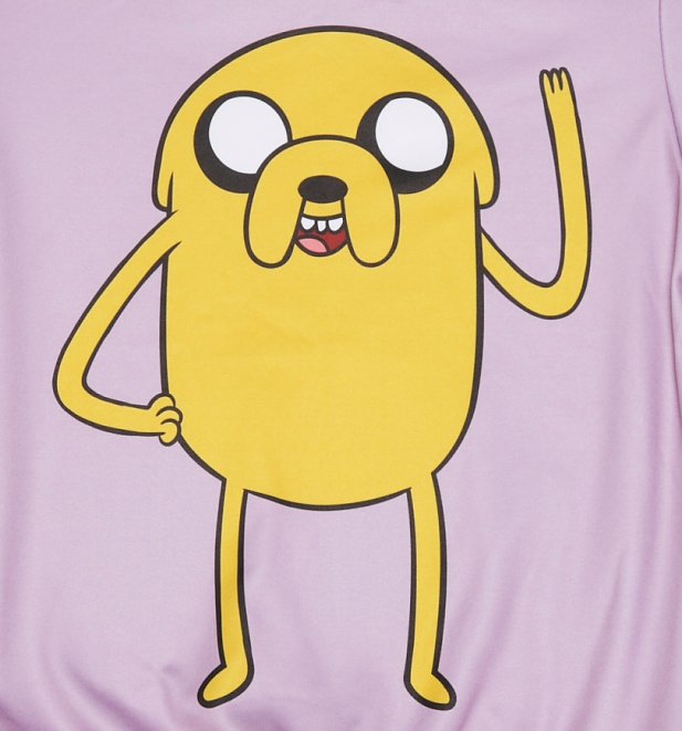 Unisex Lilac Adventure Time Jake The Dog Sweater from Mr Gugu & Miss Go Unisex Lilac Adventure Time Jake The Dog Sweater from Mr Gugu & Miss Go