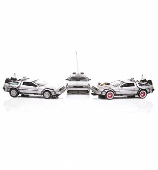 Welly Back To The Future Trilogy 1:24 Scale Diecast Model Set Welly Back To The Future Trilogy 1:24 Scale Diecast Model Set