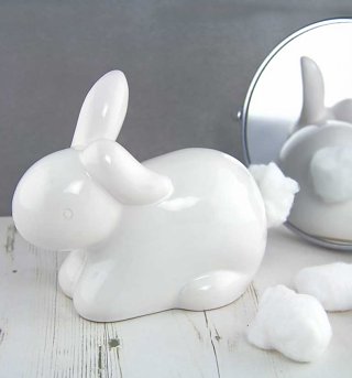 Wonderland Bunny Cotton Tail Cotton Wool Dispenser Wonderland Bunny Cotton Tail Cotton Wool Dispenser