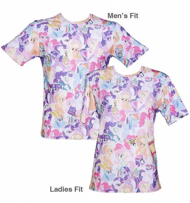 Unisex All Over Print My Little Pony Friendship is Magic T-Shirt Unisex All Over Print My Little Pony Friendship is Magic T-Shirt