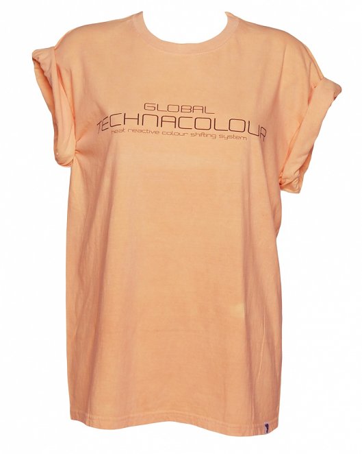 Unisex Orange To Yellow Heat Sensitive T-Shirt from Global Technacolour Unisex Orange To Yellow Heat Sensitive T-Shirt from Global Technacolour