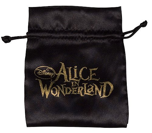 Silver Plated Alice in Wonderland Pocket Watch Stud Earrings from Disney Couture Silver Plated Alice in Wonderland Pocket Watch Stud Earrings from Disney Couture